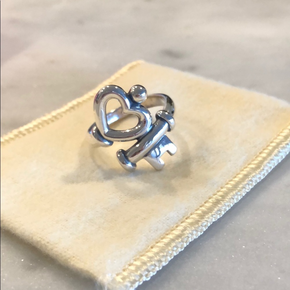 James Avery Key to My Heart Ring